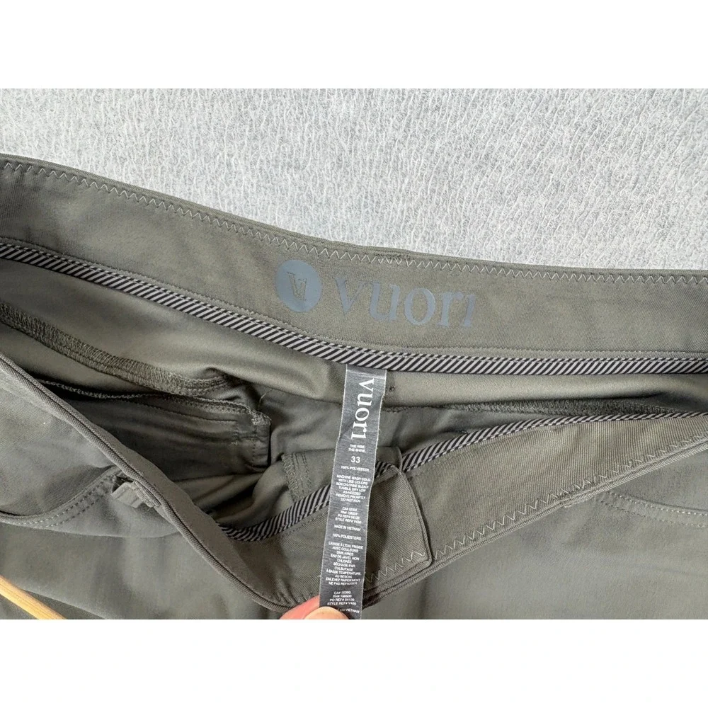 Vuori Meta‎ Athletic Fit Chino Pants (Men's 33x27) Green